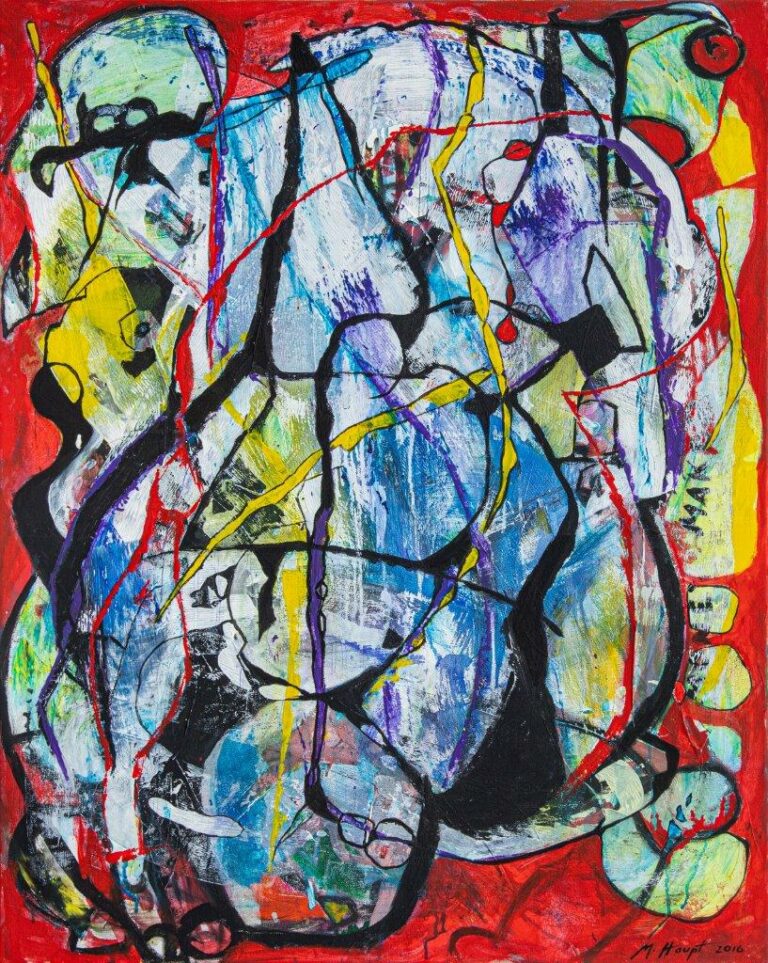 2016, o.T., 100x80cm, Acryl