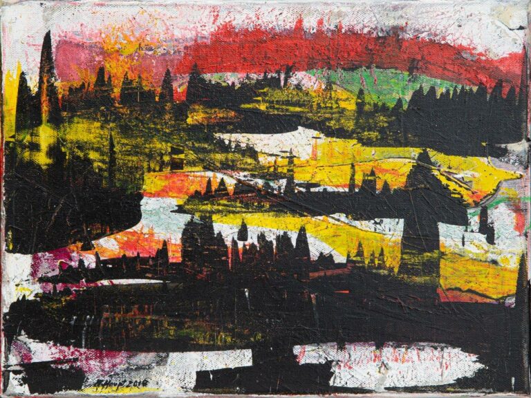 o.T., 2018, 40x40cm