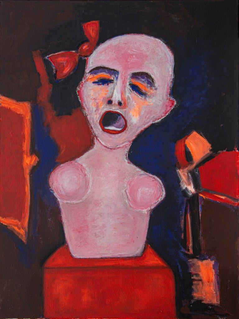 Beschnitten, 2025, 80x60 cm