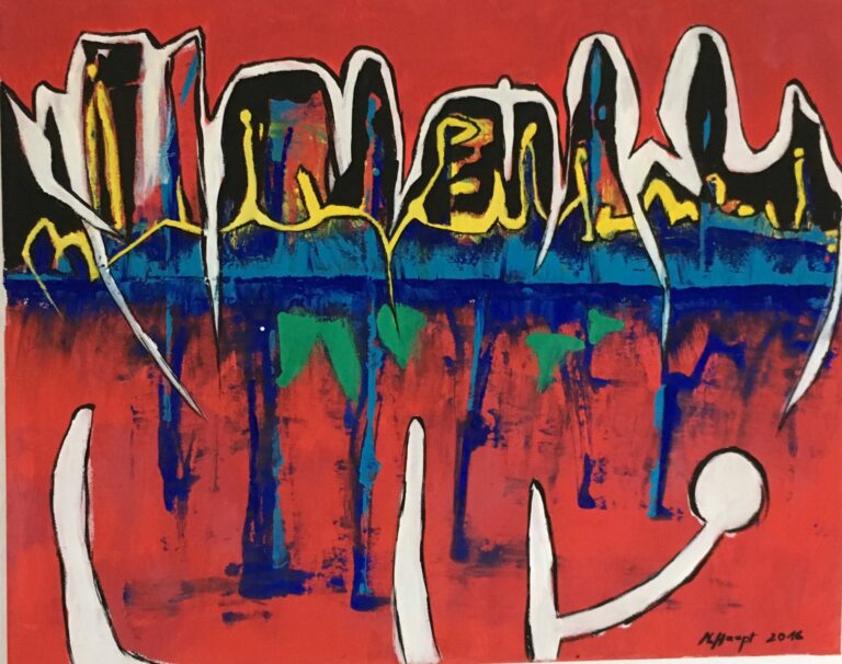 Stadt-Land-Fluss, 2016, 50x40cm