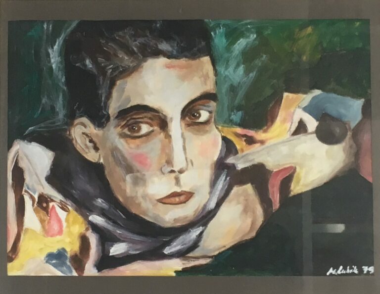 Androgyn, 1979, 50x50cm, Öl auf Karton