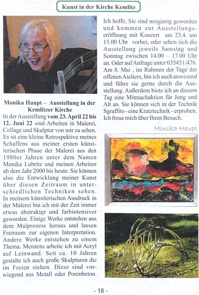 Artikel Monika Haupt 3