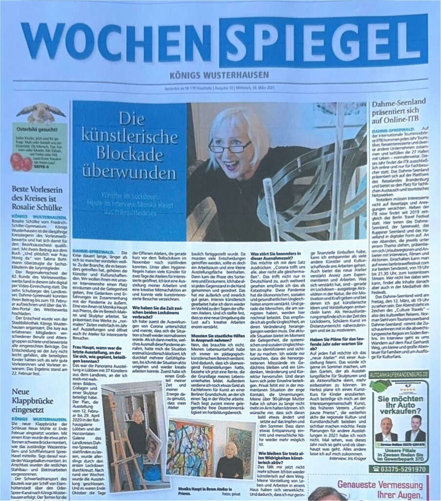 Artikel Monika Haupt 2