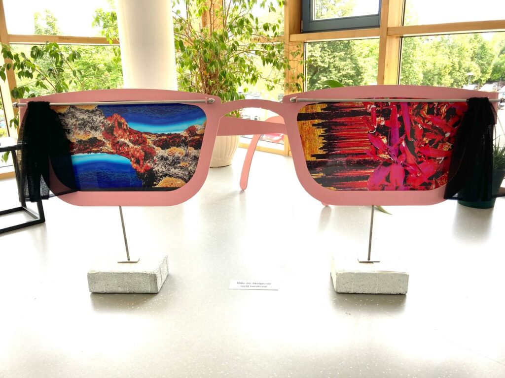 Ausstellungsfoto-Brille